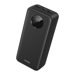 BWOO Power bank 22,5W 30000 mAh z wyświetlaczem LCD czarny