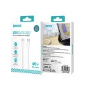 BWOO kabel USB-C - USB-C 1m 60W do iPhone 15 BO-X284 biały