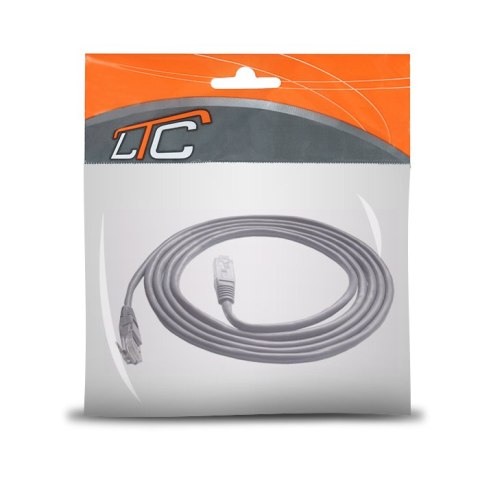 Kabel komp.sieciowy UTP CAT5e 5m (patchcord) szary