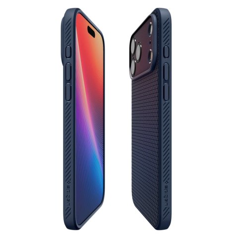 Spigen nakładka Liquid Air do iPhone 17 Pro Max granatowa