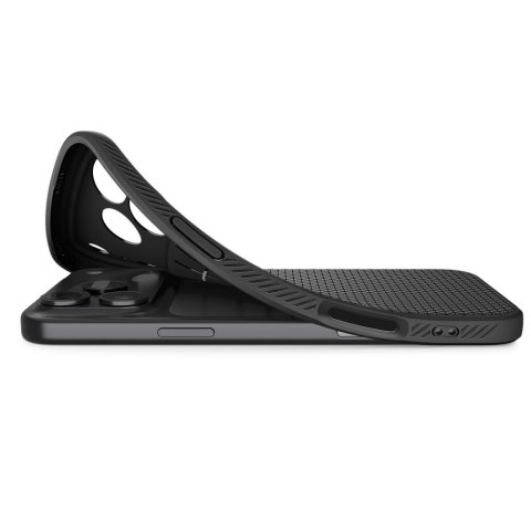 Spigen nakładka Liquid Air do iPhone 17 Pro Matte czarna