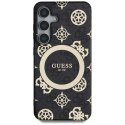 Guess nakładka HC Magnetic IML Peony on 4G Background do Samsung Galaxy S25 czarna