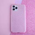 Nakładka Glitter 3w1 do iPhone 15 6,1" różowa