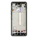 LCD + Panel Dotykowy Samsung Galaxy A53 5G A536 GH82-28024A GH82-28025A czarny z ramką oryginał