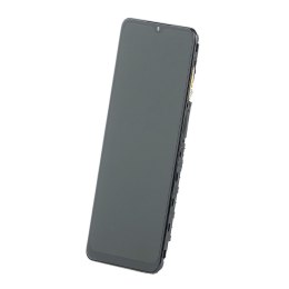 LCD + Panel Dotykowy Samsung M12 M127 GH82-25042A GH82-25043A czarny z ramką oryginał