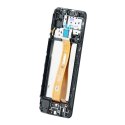 LCD + Panel Dotykowy Samsung M12 M127 GH82-25042A GH82-25043A czarny z ramką oryginał
