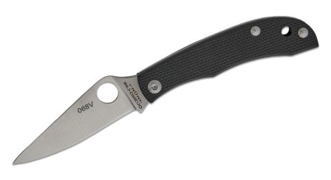 Nóż składany Spyderco Honeybee Black G10, Satin 12C27 (C137GBKP)