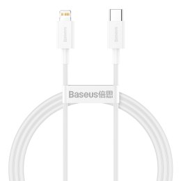 Baseus kabel Superior PD USB-C - Lightning 1,0 m biały 20W