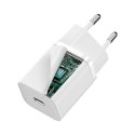 Baseus ładowarka sieciowa Super Si PD 30W 1x USB-C biała