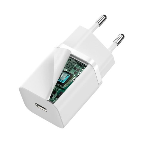 Baseus ładowarka sieciowa Super Si PD 30W 1x USB-C biała