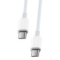 Maxlife kabel MXUC-05 USB-C - USB-C 2,0 m 100W biały