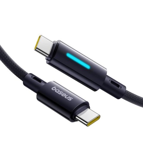 Baseus Lit kabel USB-C - USB-C 2m 100W kosmiczna Czerń