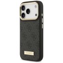 Guess nakładka 4G Logo Plate MagSafe do iPhone 17 Pro czarna