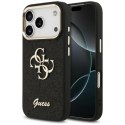 Guess nakładka Fixed Glitter Big 4G Metal Frame do iPhone 17 Pro czarna