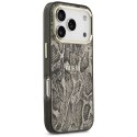 Guess nakładka Python Pattern MagSafe do iPhone 17 Pro brązowa