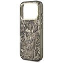 Guess nakładka Python Pattern MagSafe do iPhone 17 Pro brązowa