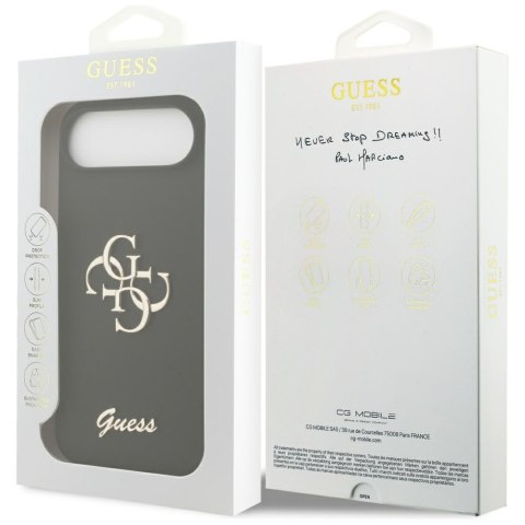 Guess nakładka Silicone Big 4G Script do iPhone Air czarna
