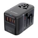 Adapter Podróżny 5w1 Blitzwolf BW-TA2 2xUSB PD + 2xC QC + C GaN 100W