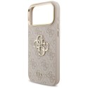 Guess nakładka 4G Big 4G Classic Logo Big Strap Metal Buttons do iPhone 17 Pro Max różowa
