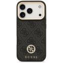 Guess nakładka 4G Strass Logo & Big Strap Metal Buttons MagSafe do iPhone 17 Pro czarna