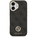 Guess nakładka 4G Strass Logo & Big Strap Metal Buttons MagSafe do iPhone 17 czarna