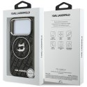 Karl Lagerfeld nakładka IML Choupette Head Logo MagSafe do iPhone 17 Pro Max czarna