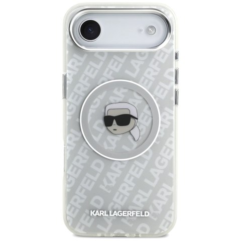 Karl Lagerfeld nakładka IML Karl Head Logo MagSafe do iPhone Air szara
