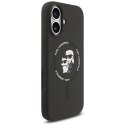 Karl Lagerfeld nakładka Silicone Karl&Choupette Ring MagSafe do iPhone 17 czarna