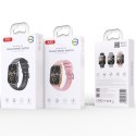 XO smartwatch J10 Amoled różowo-złoty