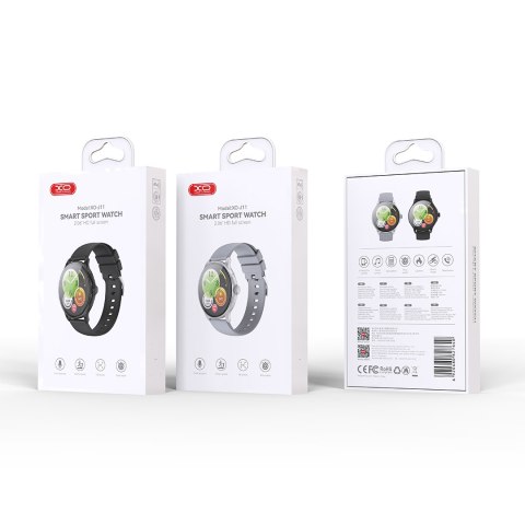 XO smartwatch J11 Amoled czarny