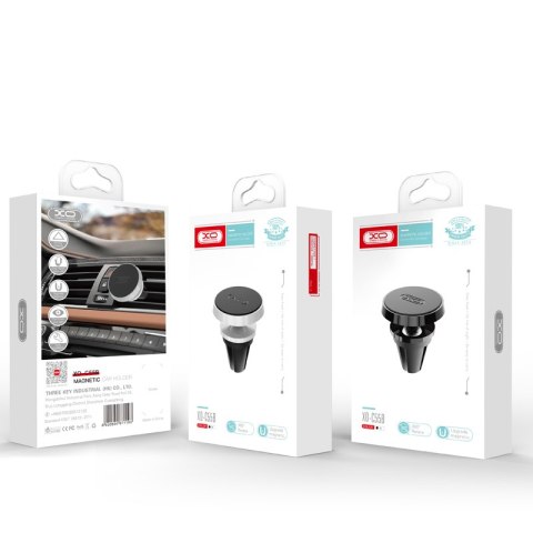 XO uchwyt samochodowy C55B magnetyczny czarny do kratki