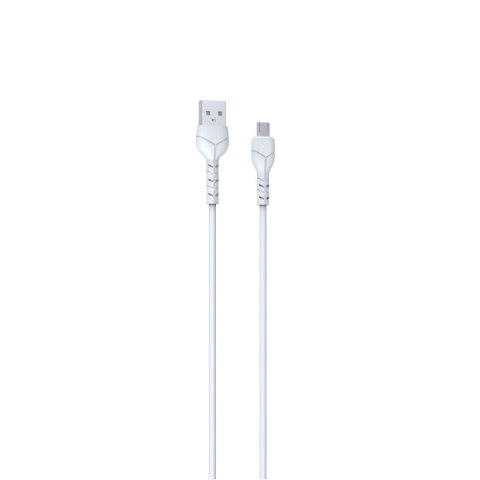 Devia kabel Kintone EC144 USB - MicroUSB 1,0 m 2,1A biały