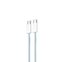 Devia kabel Smart EC325 PD USB-C - USB-C 1,0 m 60W 3A niebieski