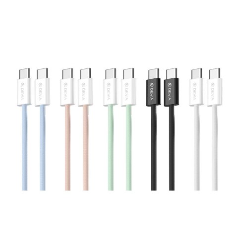 Devia kabel Smart EC325 PD USB-C - USB-C 1,0 m 60W 3A niebieski