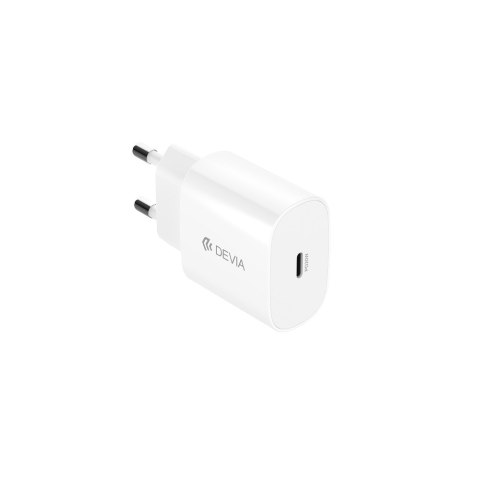 Devia ładowarka sieciowa Rocket PD 20W 1x USB-C biała + kabel USB-C - Lightning