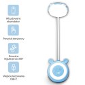 Lampka nocna LED miś 3W, 3000/4500/6000K, regulowana, 1200mAh, niebieska, LTC