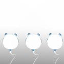 Lampka nocna LED miś 3W, 3000/4500/6000K, regulowana, 1200mAh, niebieska, LTC