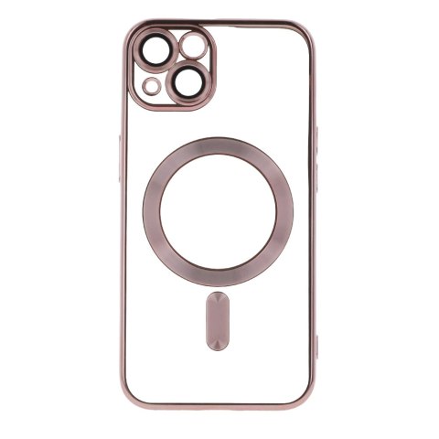 Nakładka Color Chrome Mag do Samsung Galaxy A17 4G / A17 5G / A18 5G różowo-złota