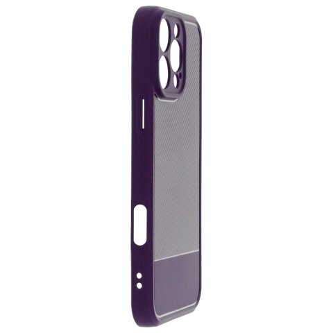 Nakładka Simple Carbon do Samsung Galaxy A56 5G fioletowa