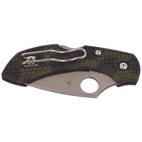 Nóż składany Spyderco Dragonfly 2 FRN Zome Green, Plain VG-10 (C28ZFPGR2)