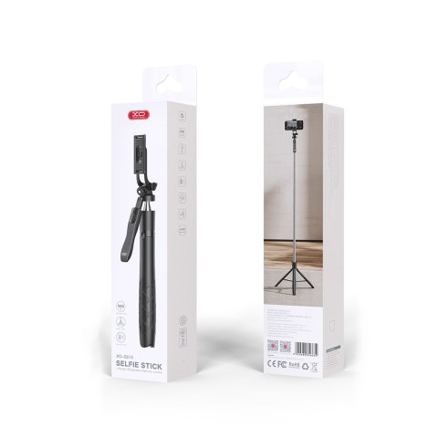 XO selfie stick Bluetooth tripod SS15 czarny 180cm