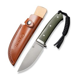 Nóż stały CIVIVI Cloud Peak G10 Zielony Nitro-V 242 mm