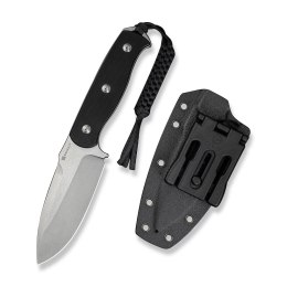 Nóż stały SENCUT Toxodon G10 Black 243 mm Kydex outdoor