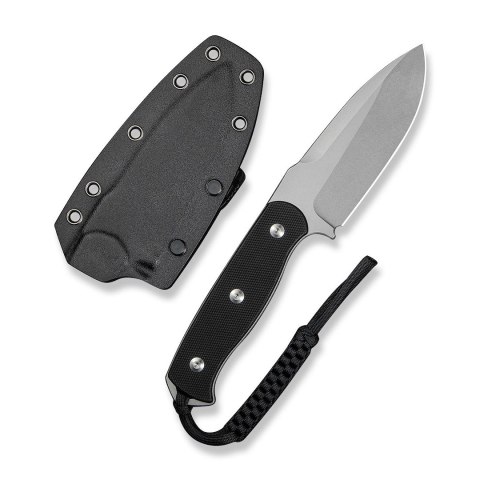 Nóż SENCUT Fixed Toxodon G10 Black