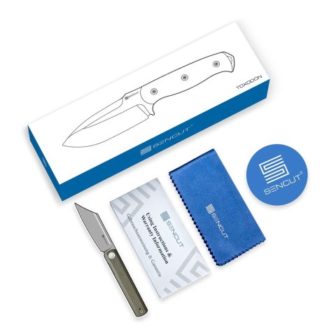 Nóż SENCUT Fixed Toxodon G10 Black