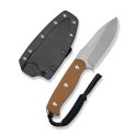 Nóż stały SENCUT Toxodon G10 Brown 243 mm Kydex bushcraft