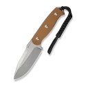 Nóż stały SENCUT Toxodon G10 Brown 243 mm Kydex bushcraft