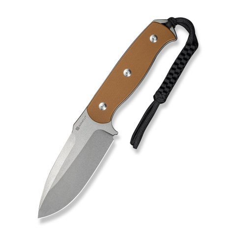 Nóż stały SENCUT Toxodon G10 Brown 243 mm Kydex bushcraft