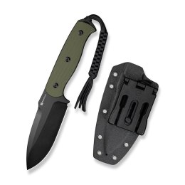 Nóż SENCUT Fixed Toxodon G10 OD Green Black Blade