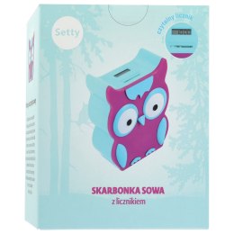 Skarbonka z licznikiem Setty Sowa YS011-12